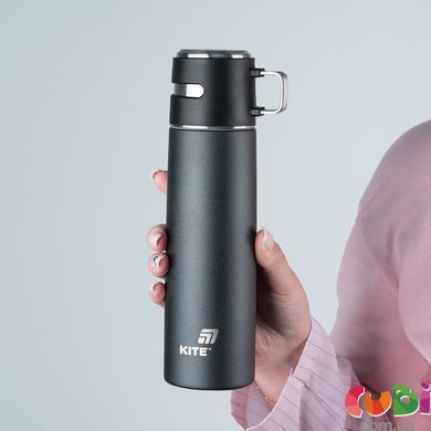 Термос Kite 500 мл, черный (K25-1224-1)