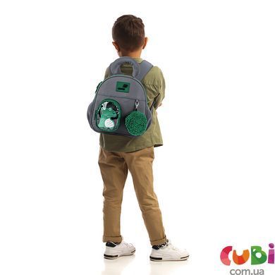 Рюкзак Kite Kids 2737 Croco Boo (K26-2737XXS-2), сірий