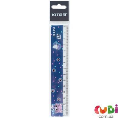 Лінійка пластикова Kite Be Friends, (K26-090-1), 15 см, Фіолетовий