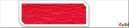 Гофрований папір Interdruk №08 Темно-червоний 200х50 см (219596), Червоний