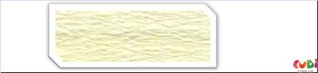Гофрований папір Interdruk №02 Кремовий 200х50 см (990596), Білий