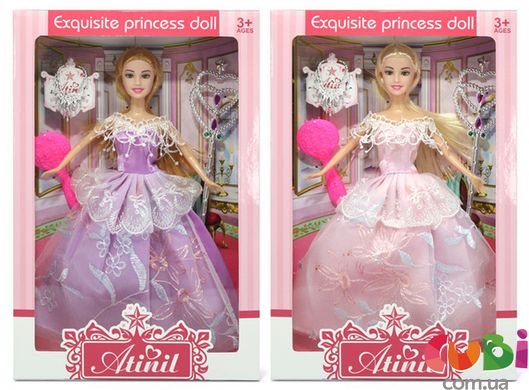 Іграшка DIY TOYS Лялька принцеса в бальному платтіз аксесуарами, в асортименті, CJ-2232861