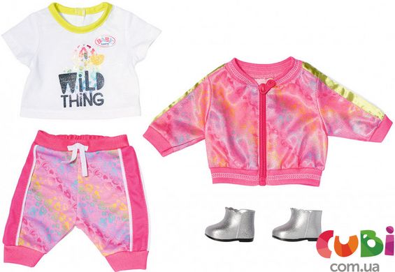 Набор одежды для куклы Baby Born Трендовый розовый костюм (828335)