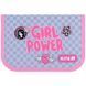 Пенал Kite 1 отделение, 1 отворот, без наполнения 621 Girl's Power (K26-621-5), сірий, рожевий