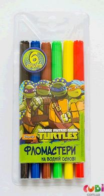 650180 Фломастеры 6 цв. Ninja Turtles