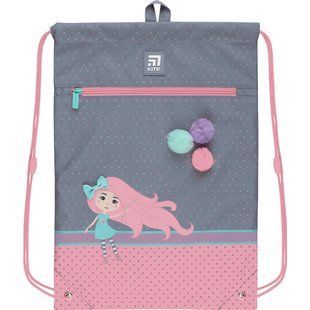 Сумка для обуви с карманом Kite Education Pretty Girl K22-601M-9, комбинированый