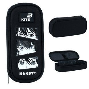 Пенал Kite 662 Anime Boy (K26-662-20), Чорний