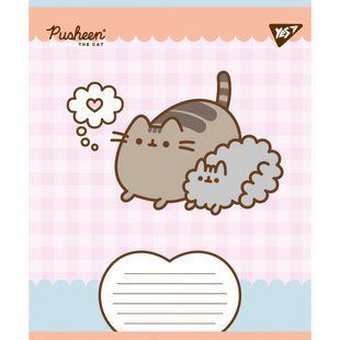 767608 А5 12 лін. Yes Pusheen Weekend, зошит учнівський шкільний