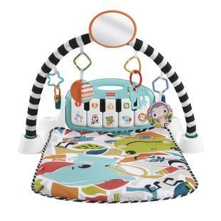 Игровой коврик "Нажми и играй" голубой с технологией Smart Stages от Fisher (HWY58)