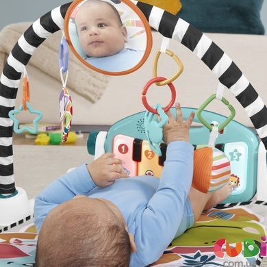 Килимок-ігровий центр блакитний Натискай та грай з технологією Smart Stages (англ.) Fisher, HWY58