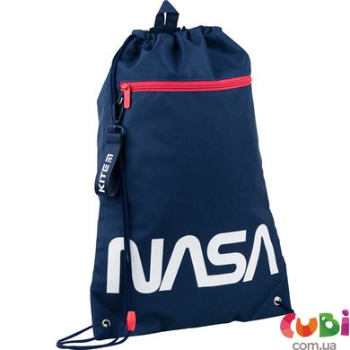 Сумка для обуви с карманом Kite Education NASA NS22-601M-2, Синій