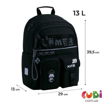 Рюкзак Kite Education 584 Gamer (K26-584M-5), Чорний
