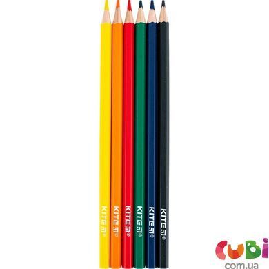 Кольорові олівці Kite Classic, 6 шт., K-050