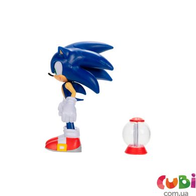 Игровая фигурка с артикуляцией SONIC THE HEDGEHOG - МОДЕРН СОНИК (10 cm, с аксессуаром)