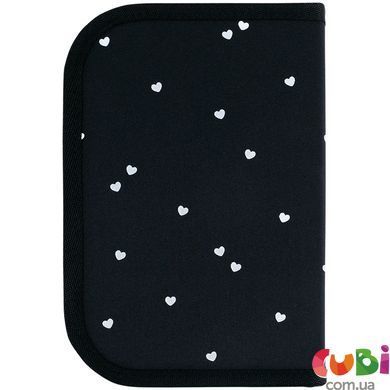 Пенал Kite 1 отделение, 2 отворота, без наполнения 622 Black&Silver (K26-622-5), Чорний