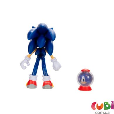 Игровая фигурка с артикуляцией SONIC THE HEDGEHOG - МОДЕРН СОНИК (10 cm, с аксессуаром)