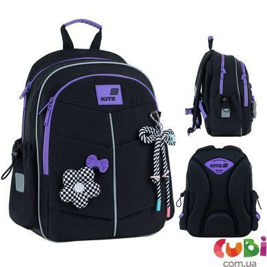 Рюкзак шкільний Kite Education Flower Power (K26-771S-2), Чорний