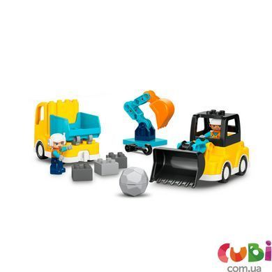 Конструткор LEGO DUPLO Town 3-в-1 Будівельна техніка (10475)