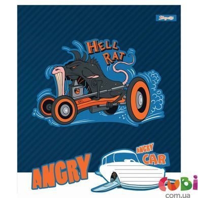 Тетрадь ученическая А5 12 линия, 1В Angry car, 766279