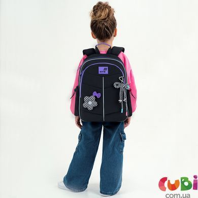 Рюкзак шкільний Kite Education Flower Power (K26-771S-2), Чорний