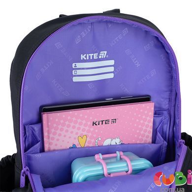 Рюкзак шкільний Kite Education Flower Power (K26-771S-2), Чорний