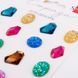 Стразы SANTI самоклеящиеся Diamonds разноцветные, 16 шт (743021)