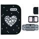 Пенал Kite 1 отделение, 2 отворота, без наполнения 622 Black&Silver (K26-622-5), Чорний