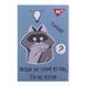 Блокнот YES А7/48 кл клей Smart raccoon (152107)