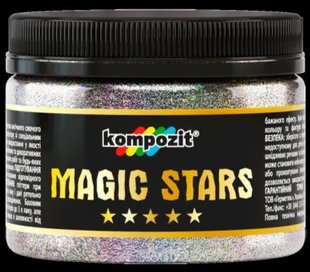 Глиттер MAGIC STARS Kompozit, серебро, 60 г