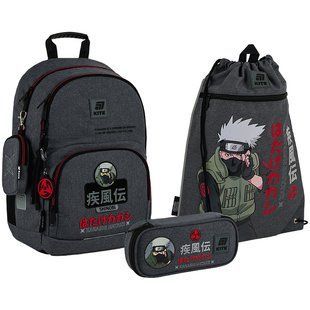Набор для школы Kite Education Naruto Shippuden SET_NR25-585M-1 (рюкзак, пенал, сумка), комбинированый