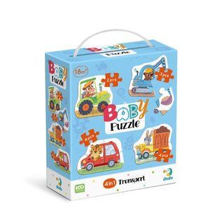 Пазл 4 в 1 &laquo;Baby puzzle. Транспорт&raquo; 2-3-4-4 елементи, 300685, Різнобарвний