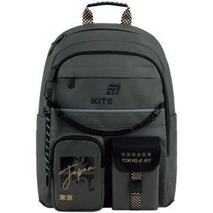 Школьный рюкзак Kite Education Tokyo Vibe (K26-584M-4), хакі