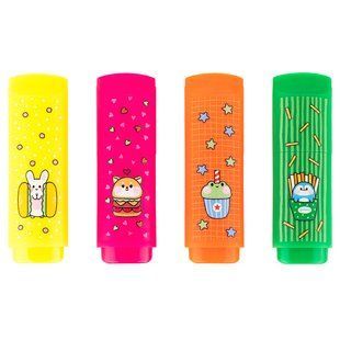 Маркер Highlighter Kite (K26-445-1), набор 4-х, неон
