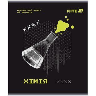 Тетрадь предметная Kite Techno K25-240-6, 48 листов, клетка, химия