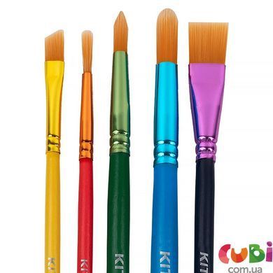 Набор из 5 кистей синтетика Kite Classic, K-332