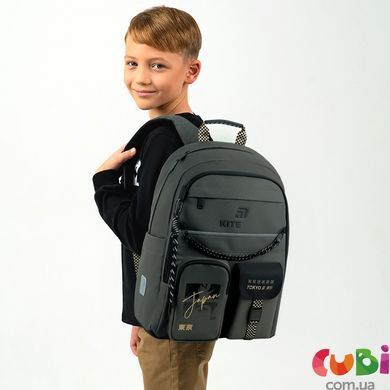 Школьный рюкзак Kite Education Tokyo Vibe (K26-584M-4), хакі