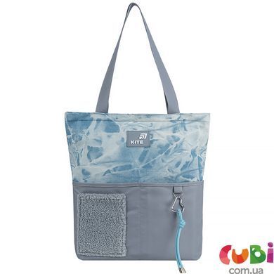 Сумка-шопер Kite Education teens 586-3 (K26-586-3), блакитний, сірий
