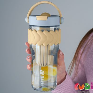 Стакан для воды Kite, 900 мл, бежево-голубой (K25-1231-1)