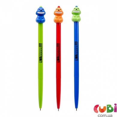 Ручка шариковая YES Dino Pen 0,7 мм синяя (411949)