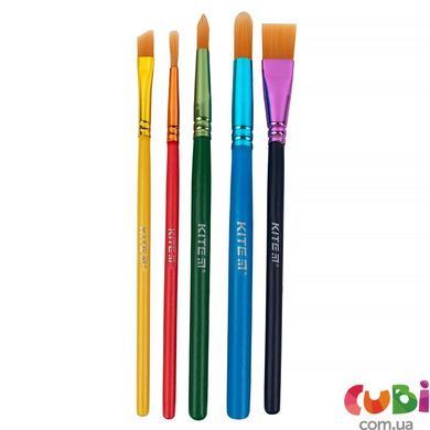 Набор из 5 кистей синтетика Kite Classic, K-332