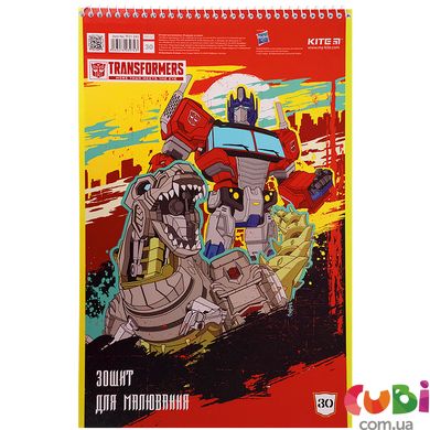Зошит для малювання Kite Transformers TF21-243, 30 аркушів, принт