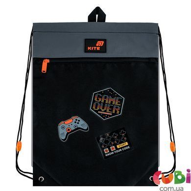 Сумка для взуття Kite 601M Game Zone (K26-601M-46), Чорний