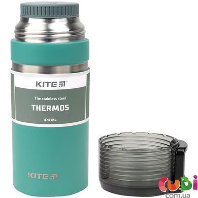 Термос Kite K21-320-02, 473 мл, зелений