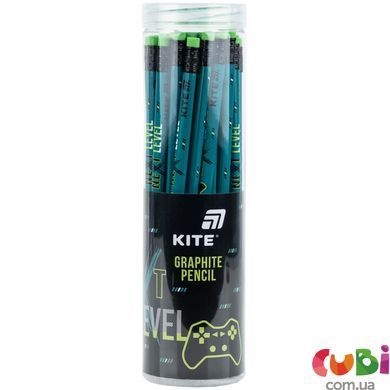 Карандаш графитный трехгранный с резинкой Kite Next Level (K26-046-2)