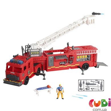 Игровой набор Спасатели Giant Fire Engine Trailer Гигантская пожарная машина, 546058