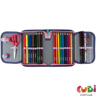 Пенал Kite 1 від., 2 відв., з наповненням 622H Pixel Love