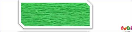 Гофрированная бумага Interdruk №23 Зеленая 200х50 см (219749), Зелёный