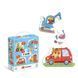 Пазл 4 в 1 Baby puzzle. Транспорт&raquo; 2-3-4-4 элемента, 300685, Різнобарвний