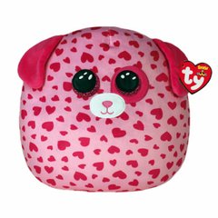Дитяча іграшка м’яконабивна TY SQUISH-A-BOOS 39304 Рожевий пес "TICKLE" 20 см