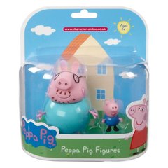 Ігровий набір Peppa Pig Сім'я Пеппі Джордж і Тато (20837-2)